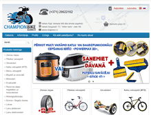 Tablet Screenshot of championbike.lv